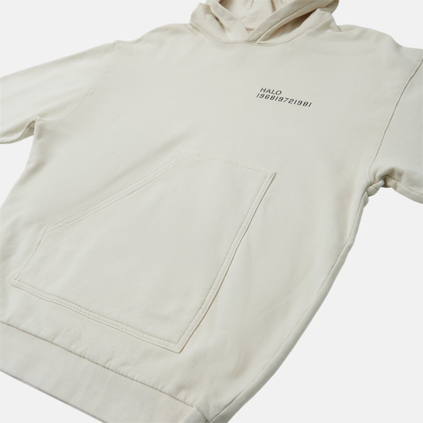 HALO Sweatshirts COTTON HOODIE 610050. OFF WHITE